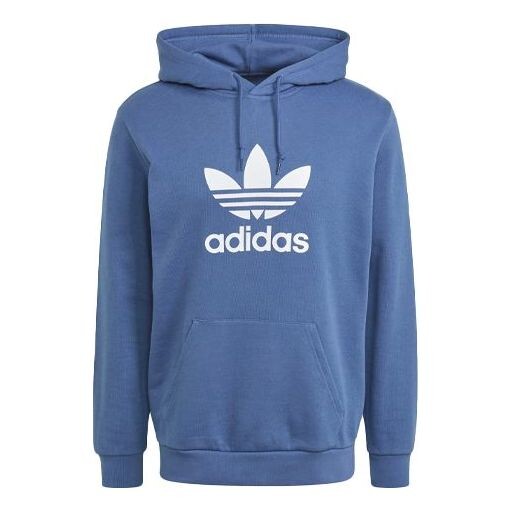 

Толстовка с капюшоном с логотипом, с длинными рукавами, Adidas, синий
