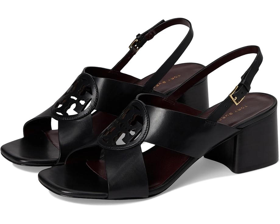 Туфли Tory Burch Miller Mid Heel Sandals 55mm, цвет Perfect Black