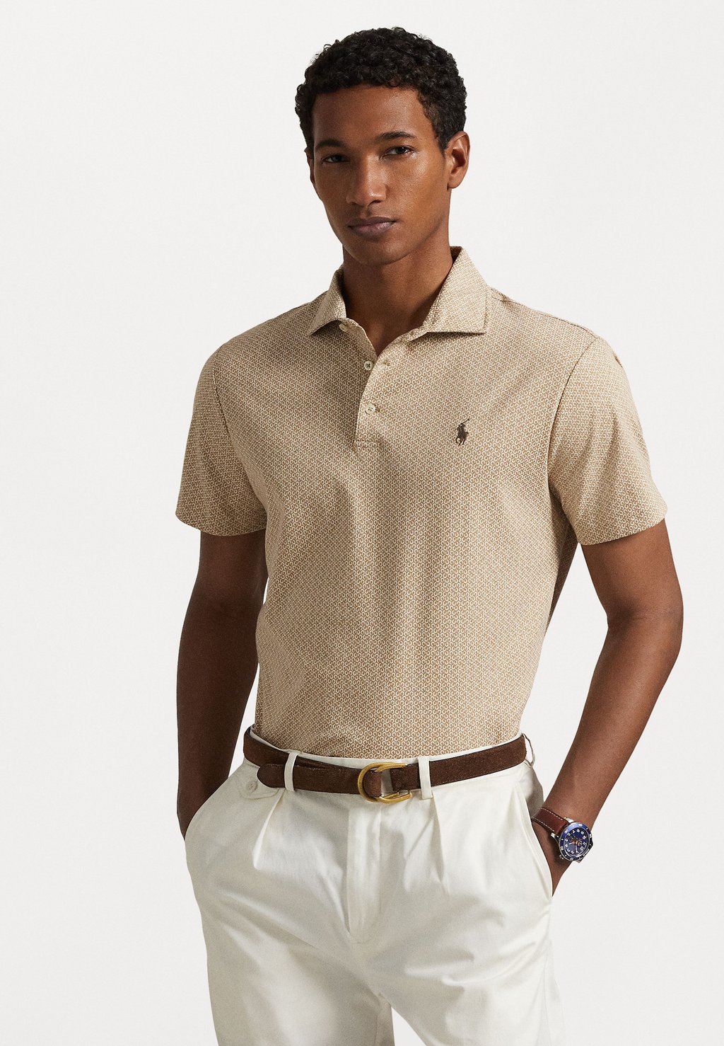 

Рубашка поло SHORT SLEEVE POLO SHIRT Polo Ralph Lauren, коричневый