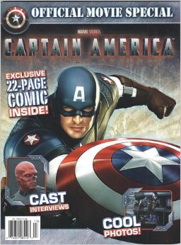 

CAPTAIN AMERICA OFFICIAL MOVIE SPECIAL 22-PAGE COMIC PHOTOS INTERVIEWS MARVEL 2011 (MARVEL)