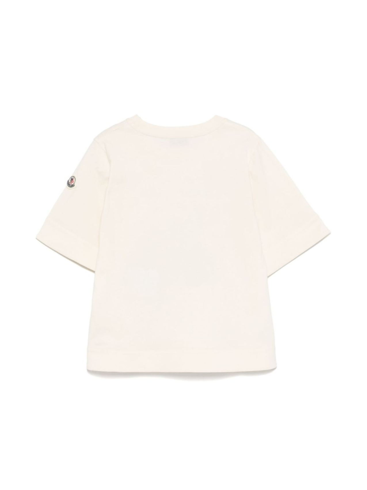 Moncler Enfant футболка с графичным принтом, нейтральный цвет — фото 2