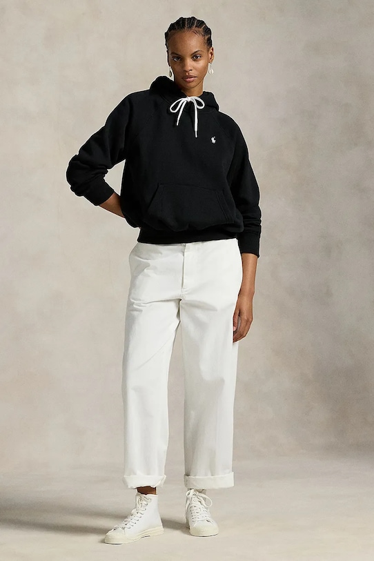 Толстовка из арктического флиса Polo Ralph Lauren, черный — фото 3