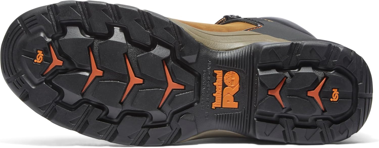 Timberland PRO мужские промышленные рабочие ботинки Hypercharge 6 Inch с композитным защитным носком и водонепроницаемостью, Brown Distressed-2024 New — фото 4