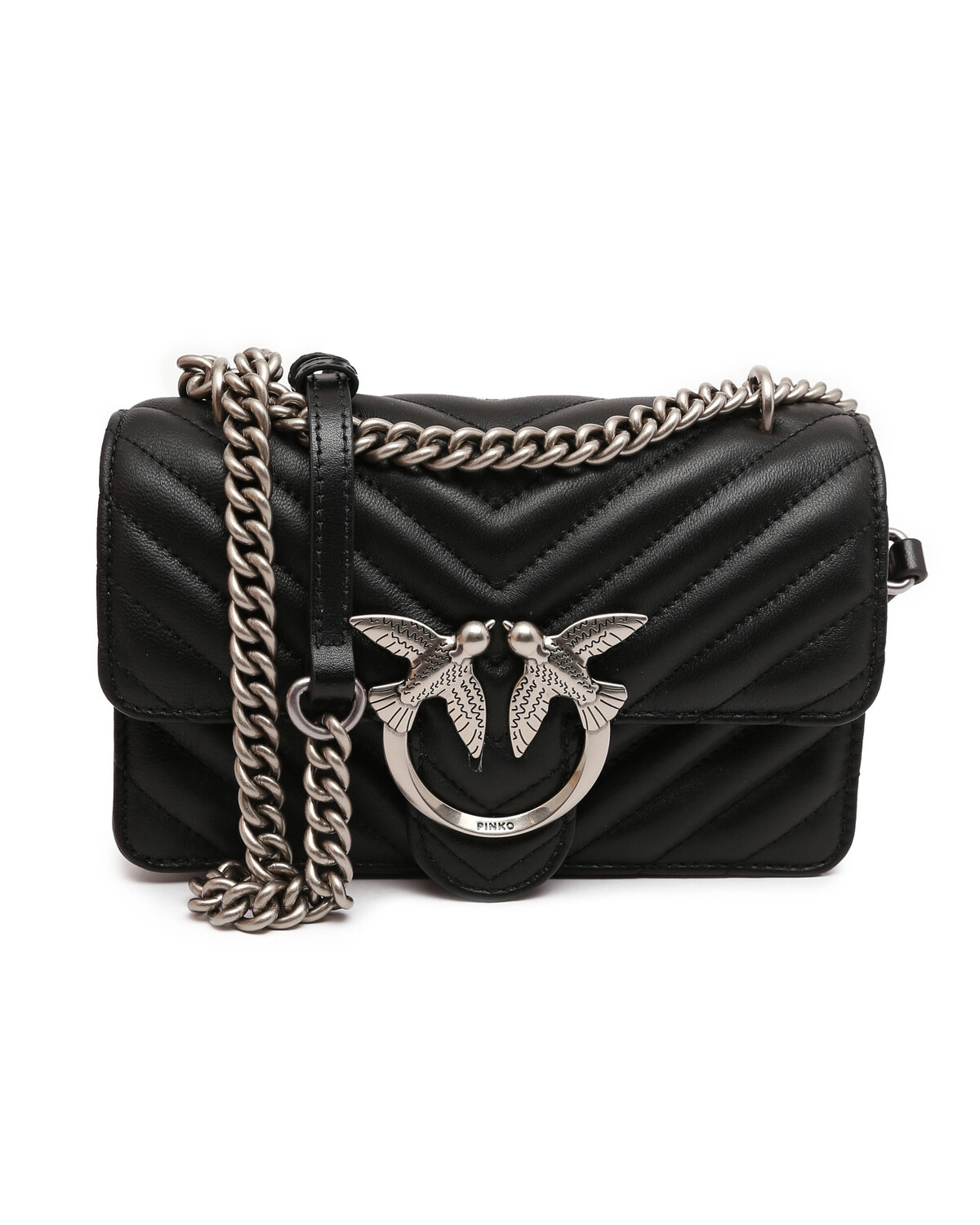 

Сумка через плечо Pinko Love One Mini Crossbody, черный