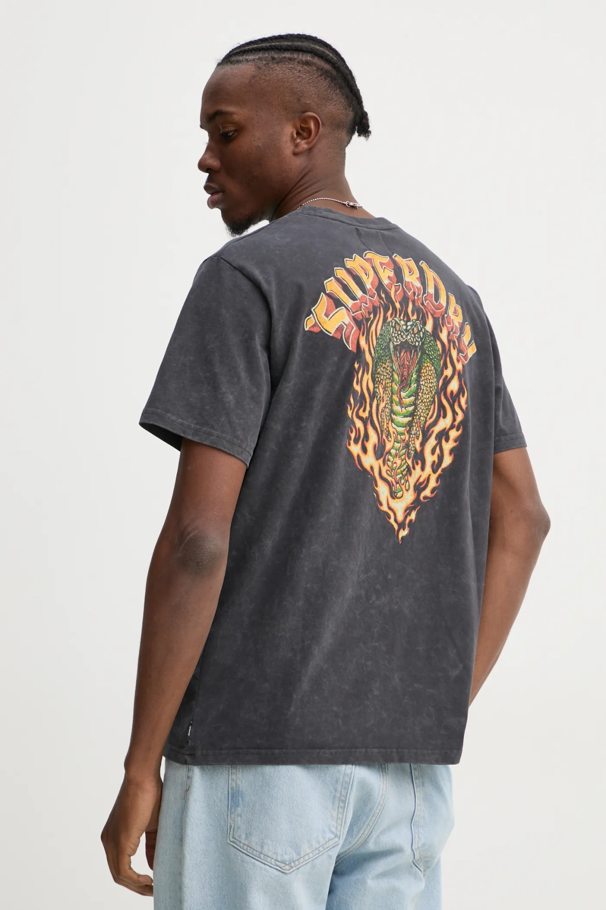 

Хлопковая футболка Superdry, серый