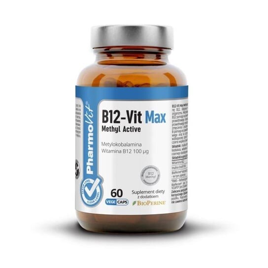 

Pharmovit, Clean Label B12-Vit Макс Метил Актив 60