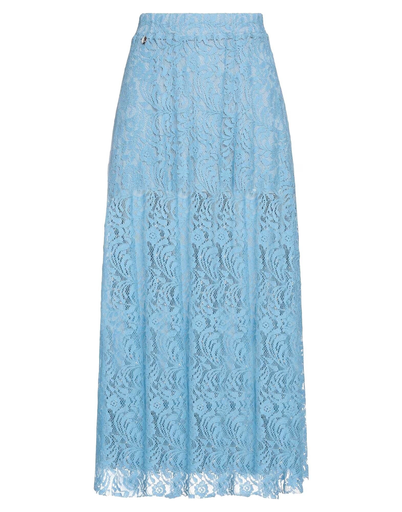 

Юбка миди Kontatto, пастельно-голубой