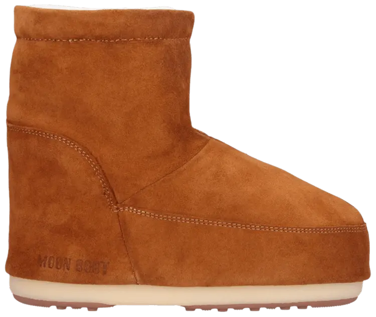 

Замшевые ботинки Moon Boot без шнурков, коричневый