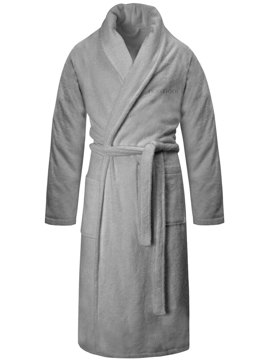 

Халат normani Long Bathrobe, серый