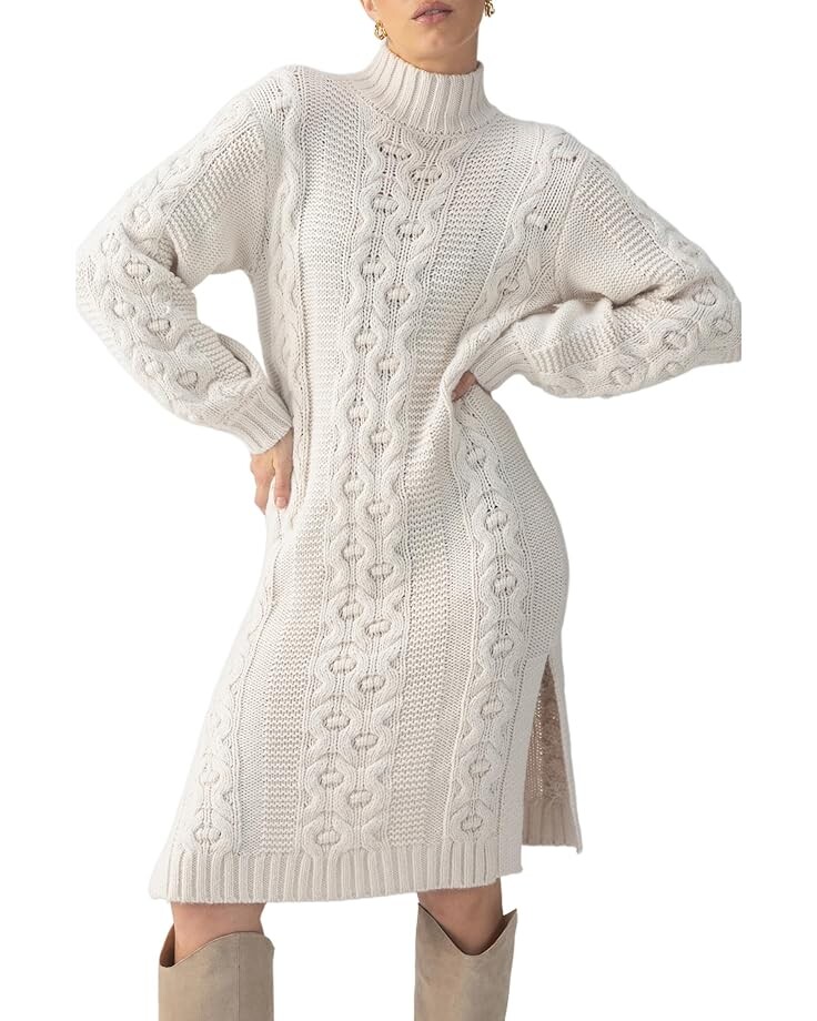 

Платье Sanctuary Cable Sweater Dress, цвет Chalk