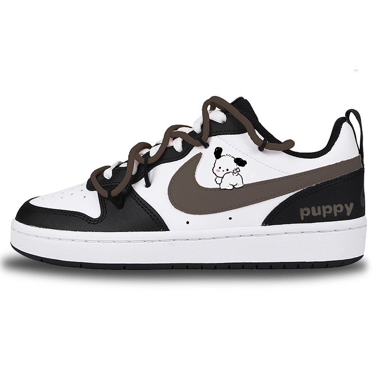 

Кроссовки Nike Court Borough Kids' Skateboarding Shoes Grade School, белый