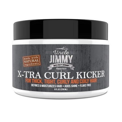 

X-Tra Curl Kicker для густых, вьющихся, волнистых, жестких, кудрявых и вьющихся волос Uncle Jimmy