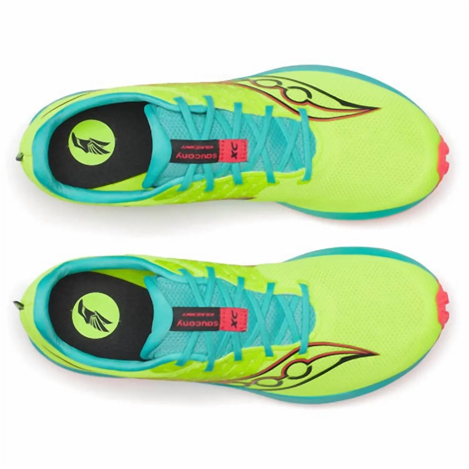 SAUCONY Мужские кроссовки Kilkenny Xc 10 с шипами, цвет Citron/mutant — фото 4
