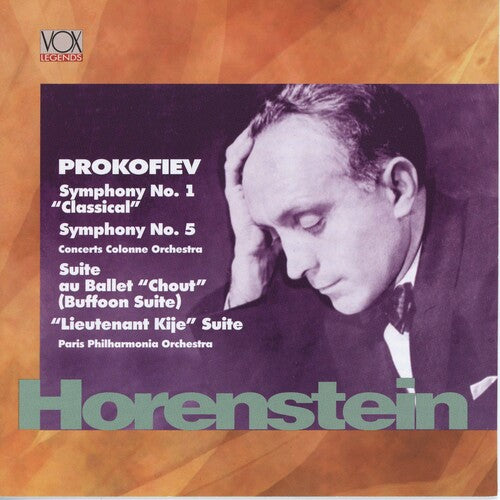 

CD диск Prokofiev / Horenstein / Paris Philharmonic: Symphonies Nos. 1 & 5 Orchestral Suites