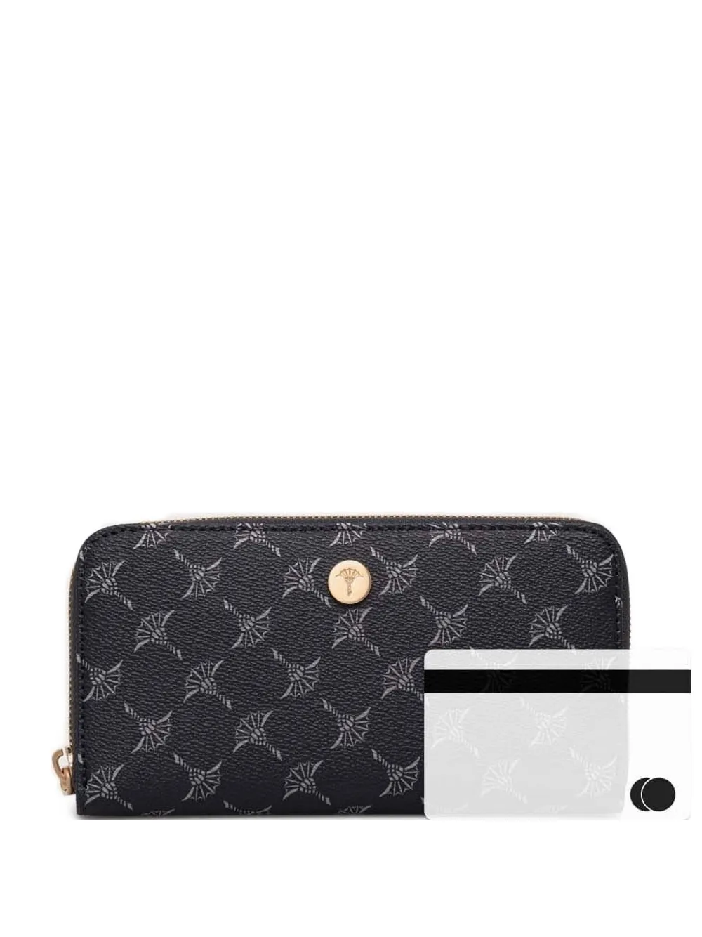 

Кошелек с застежкой-молнией и логотипом Joop!, синий