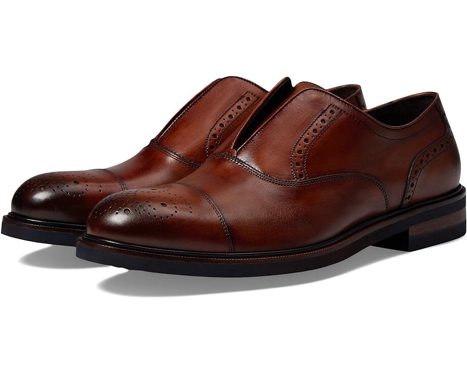 

Оксфорды Johnston & Murphy Collection Hartley Laceless Cap Toe, коричневый