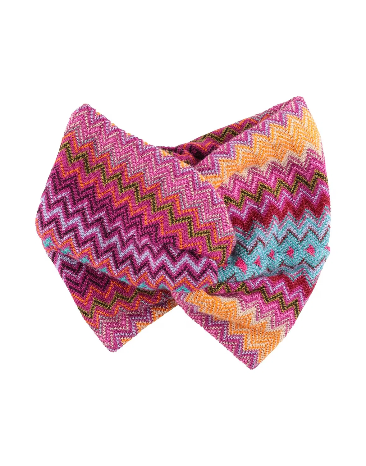 Ободок с интарсией MISSONI Фиолетовый