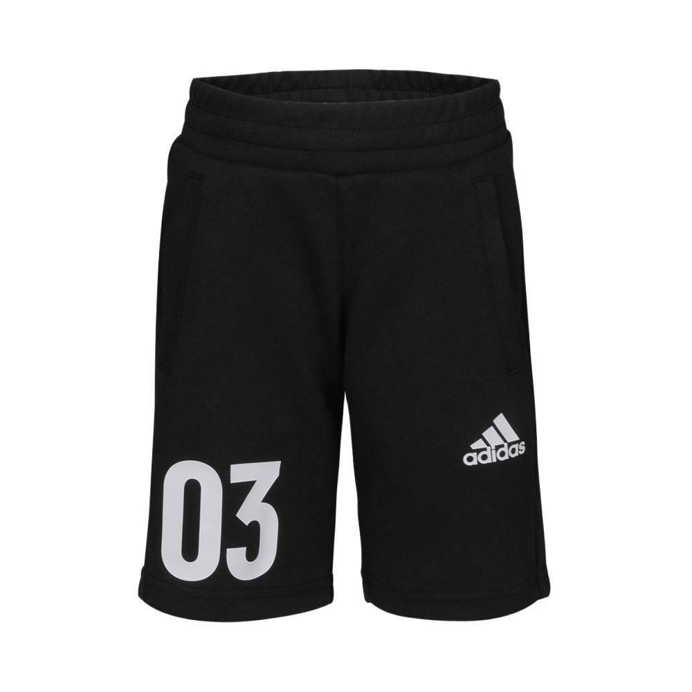 

Дошкольные вязаные спортивные брюки Adidas, черные