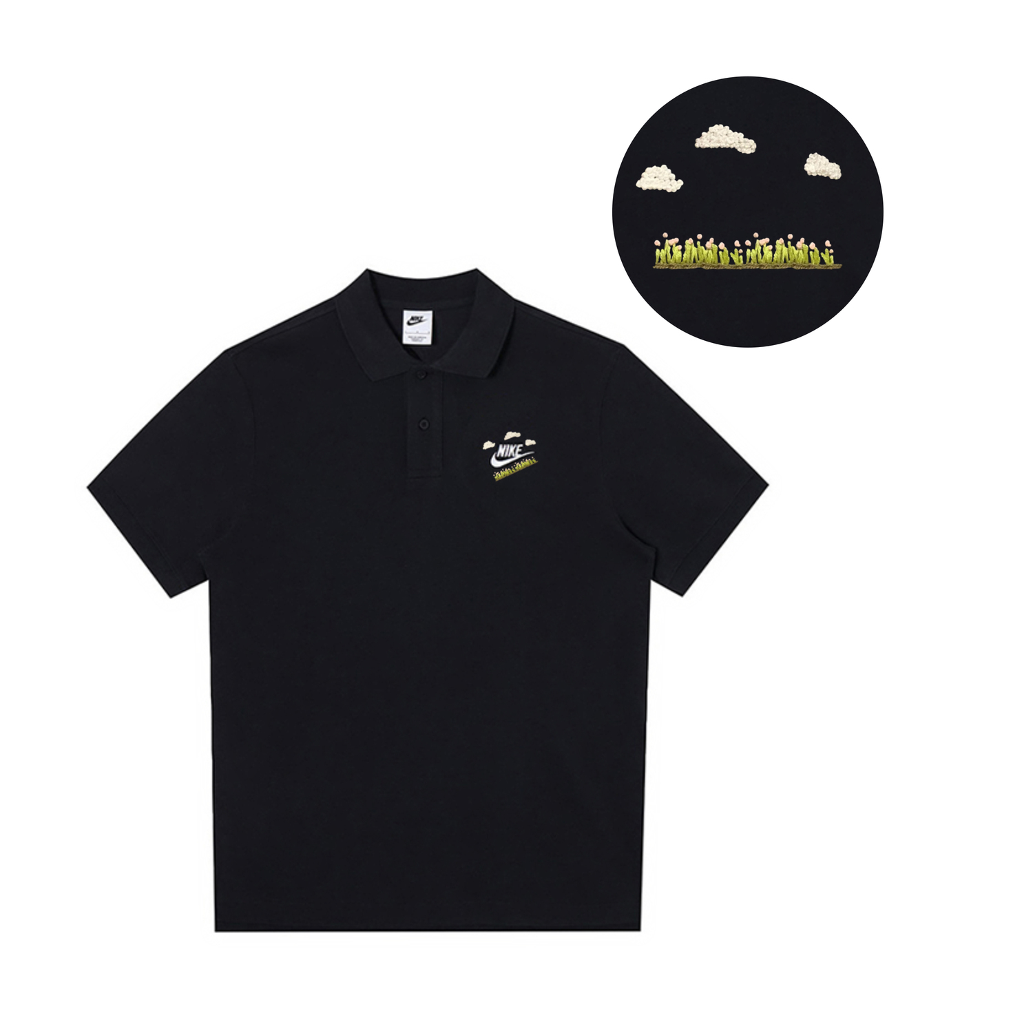 

Nike Спортивная поло мужская black, Черный, Nike Спортивная поло мужская black