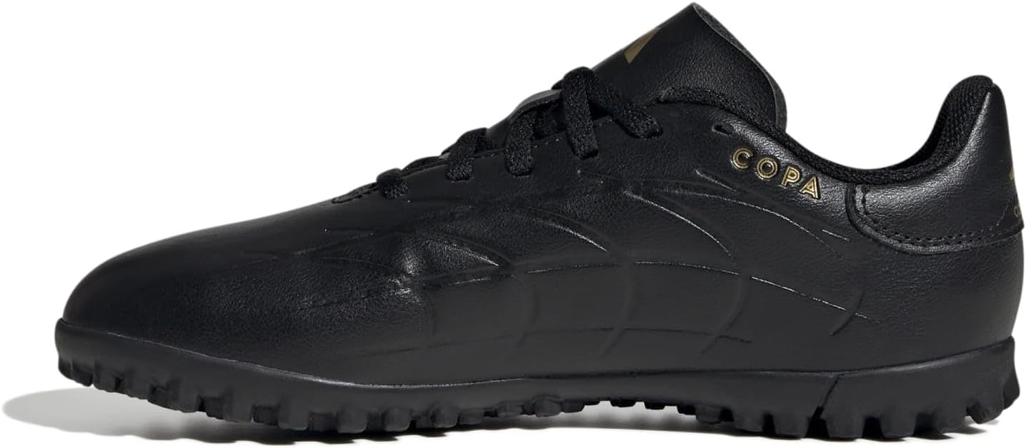 Детские кроссовки Adidas Copa Pure 2 Club Turf (унисекс), черный/золотой/угольный — фото 3