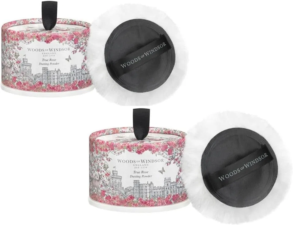 Пудра для тела «True Rose» от Woods of Windsor, 2 x 100 г Generisch