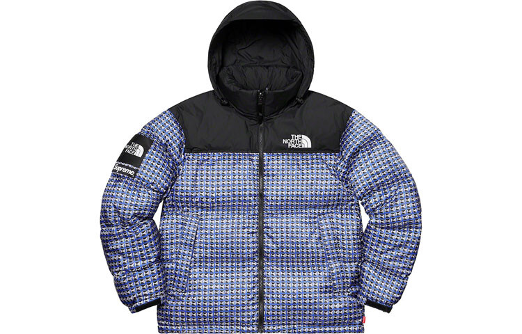 Куртка Supreme x The North Face Studded Nuptse, синий
