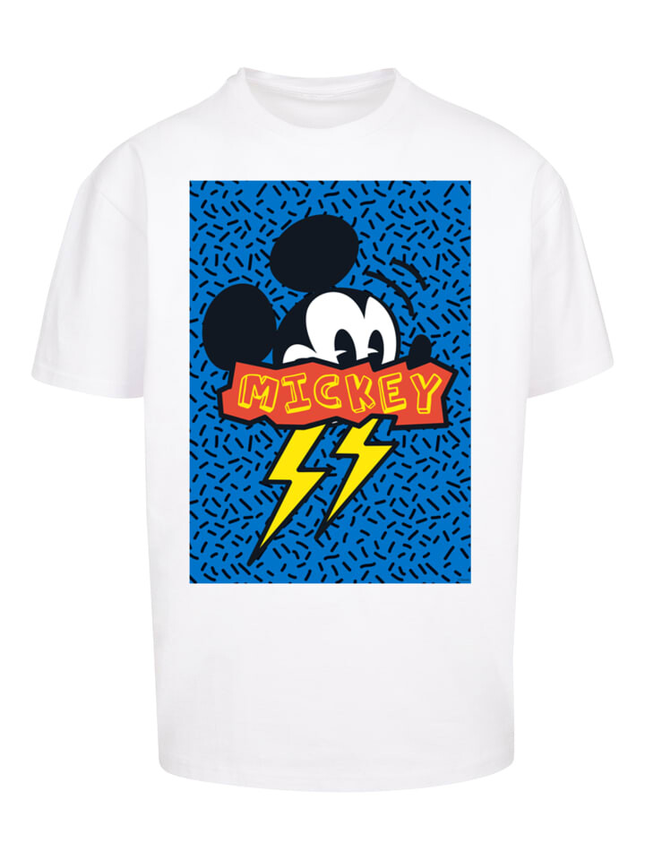 

Футболка F4NT4STIC Disney Mickey Mouse 90s Flash, белый