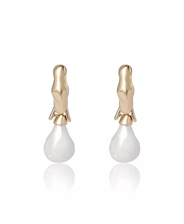 

Серьга-Кольцо Bcbg, gold/white