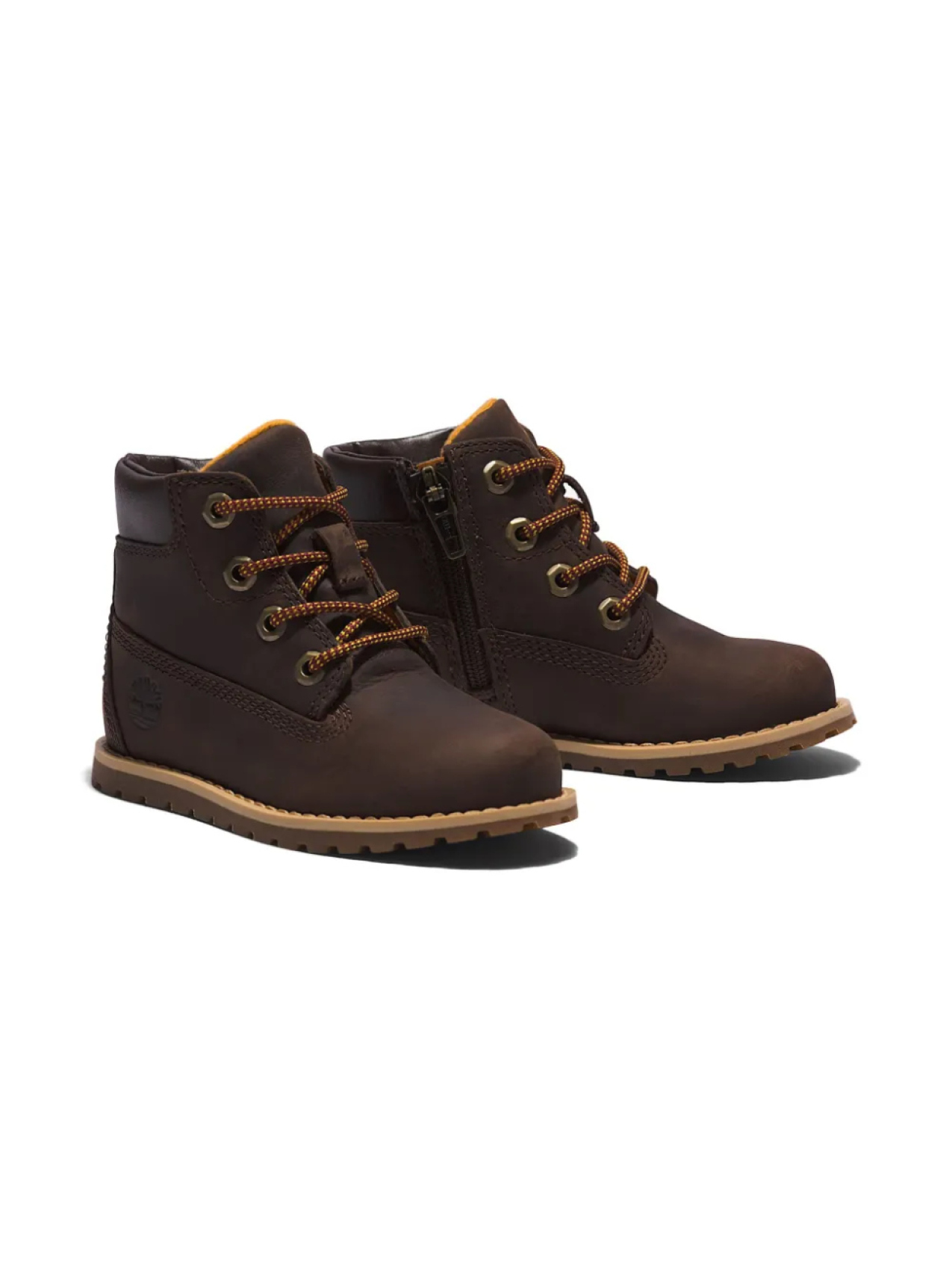 

Детские кожаные ботинки Timberland Kids, коричневый