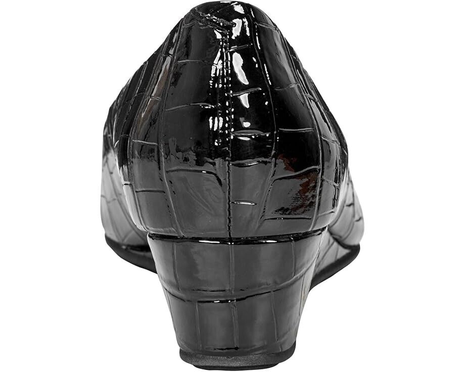 Балетки Bandolino Candra на платформе с открытым носком, черные, размер 8 Greenline Gear — фото 4