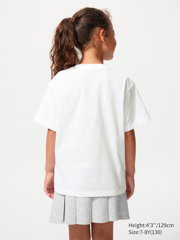 Футболка Dry-Ex с круглым вырезом Uniqlo, 00 white — фото 3
