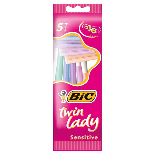 

Бритва, 5 шт. Bic, Twin Lady