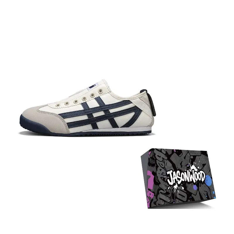 

JASONWOOD Низкие скейтерские кроссовки мужские Box бежево-темно-синие, цвет Beige Dark Blue