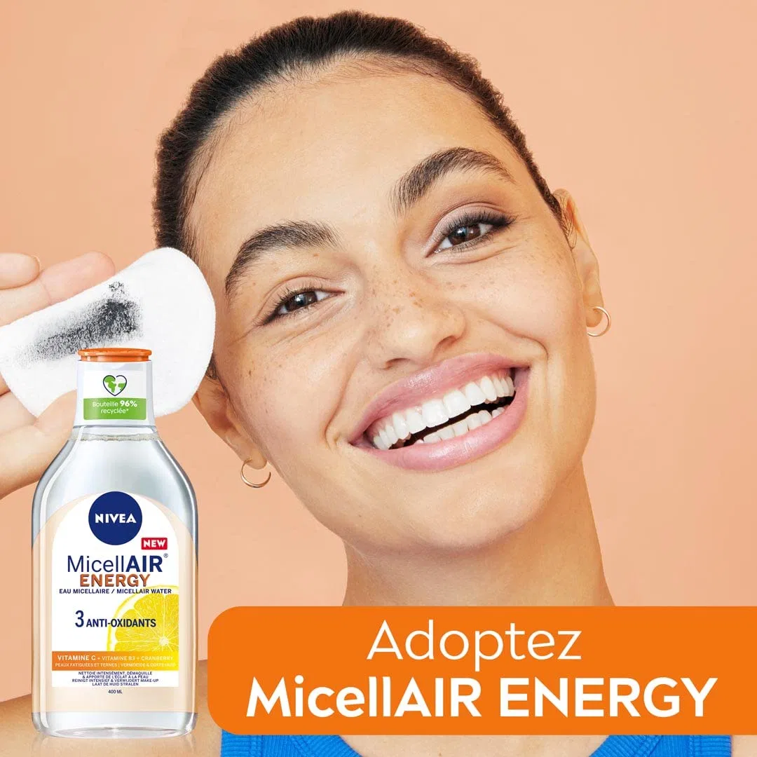 Мицеллярная вода Nivea — ENERGY для тусклой и уставшей кожи, 400 мл — фото 4