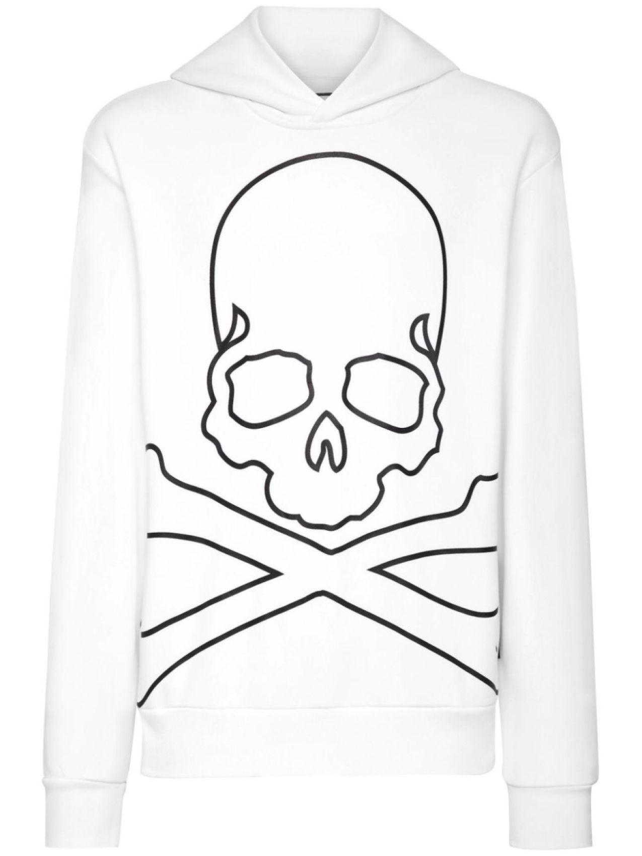 

Philipp Plein худи Skull&Bones, белый