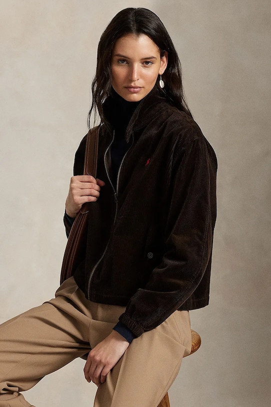 

Хлопковая куртка Polo Ralph Lauren, коричневый