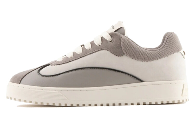 

Обувь для скейтбординга Мужская низкая белая/серая Emporio Armani, Белый, Обувь для скейтбординга Мужская низкая белая/серая Emporio Armani