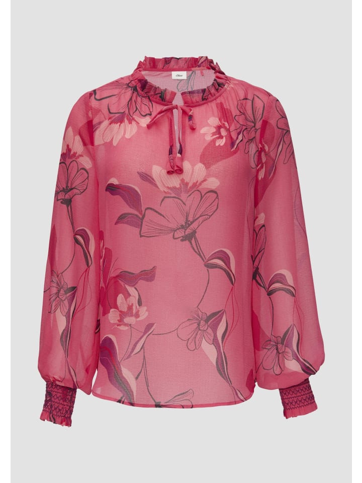 

s.Oliver Блузка цвета 44A0_малиновый