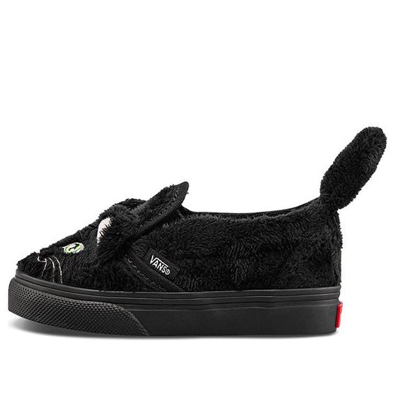 

Кеды (TD) Vans Slip-On Velcro 'Cat', черный
