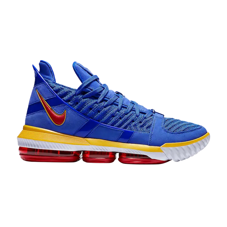 

Кроссовки Nike LeBron 16 'Blue SuperBron', синий