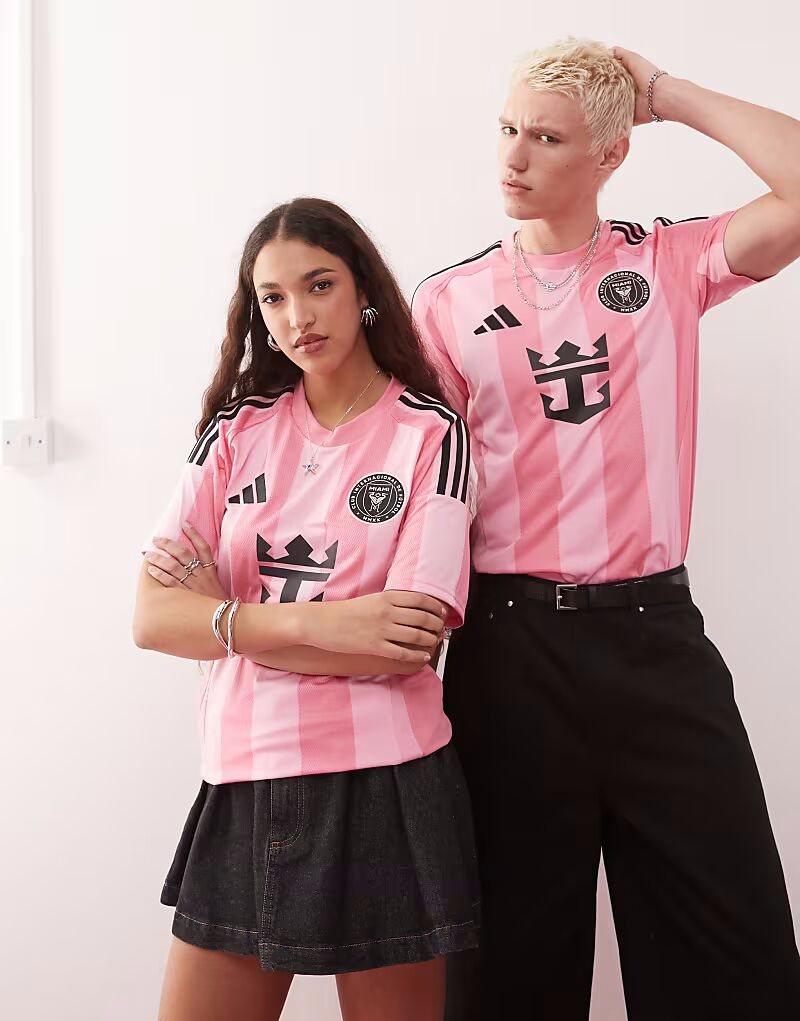 Футболка Adidas Soccer Inter Miami 2025 Home в розовом цвете Adidas Originals