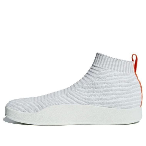 

Кроссовки оригинальные adilette pk носок лето серый Adidas, белый