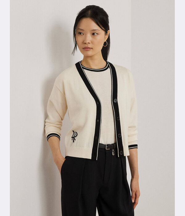 

Кардиган Loose fit Lauren Ralph Lauren, бежевый