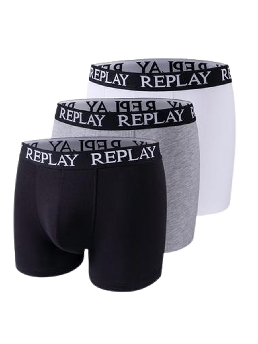 

Боксерские шорты REPLAY, цвет Grey/Black/White