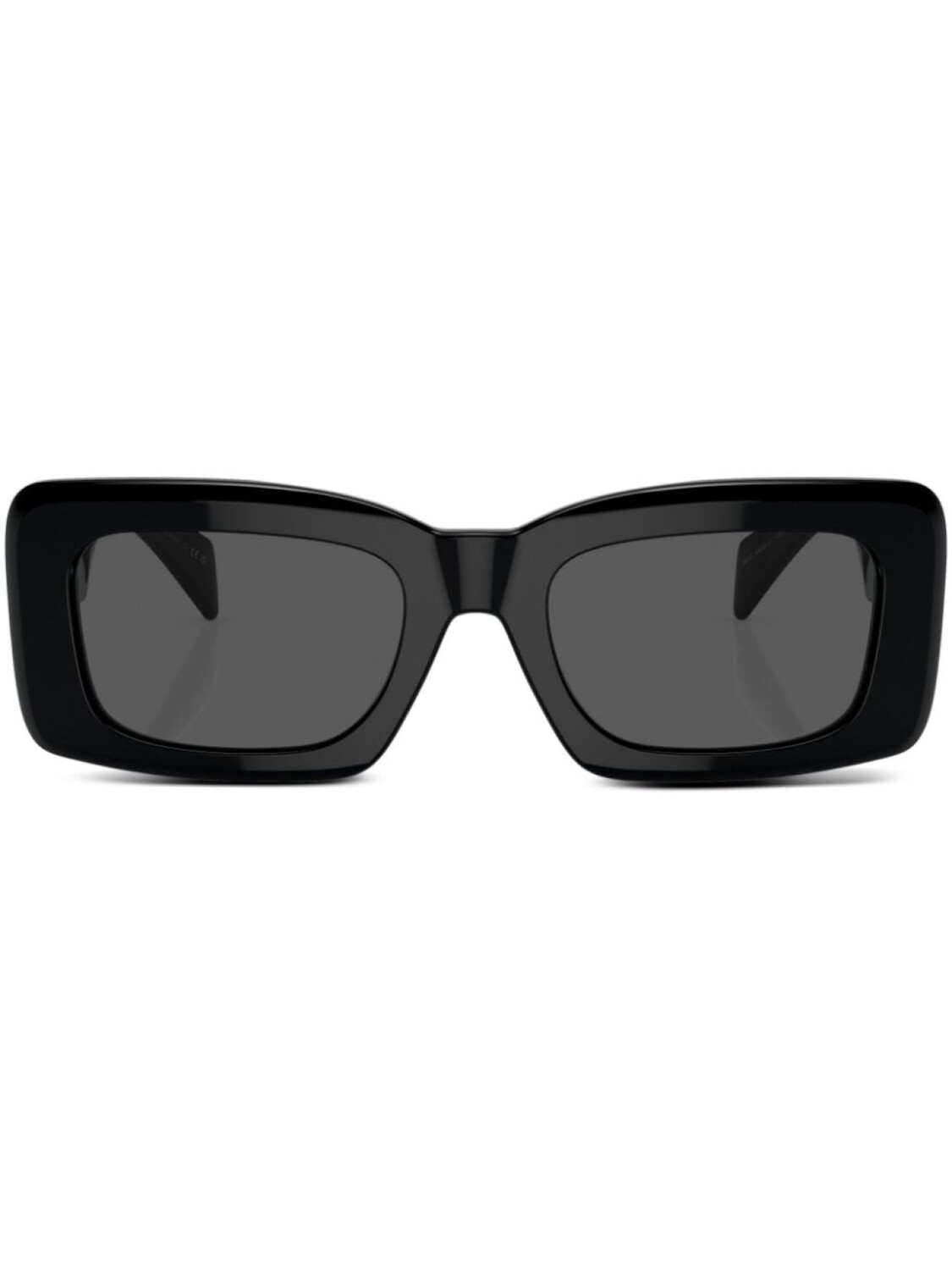

Versace Eyewear солнцезащитные очки в квадратной оправе с декором Greca, черный