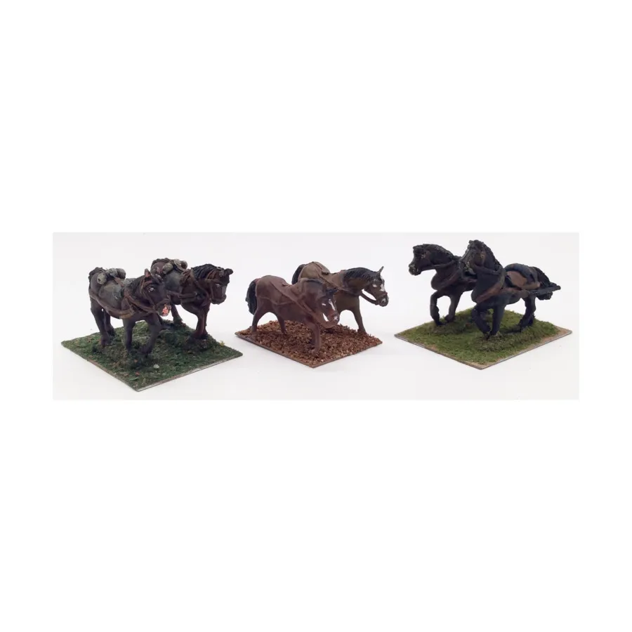 

Коллекция тягловых лошадей №1, Miscellaneous Historical Miniatures - WWII - Poland 1939 - Loose Miniatures (1/100)