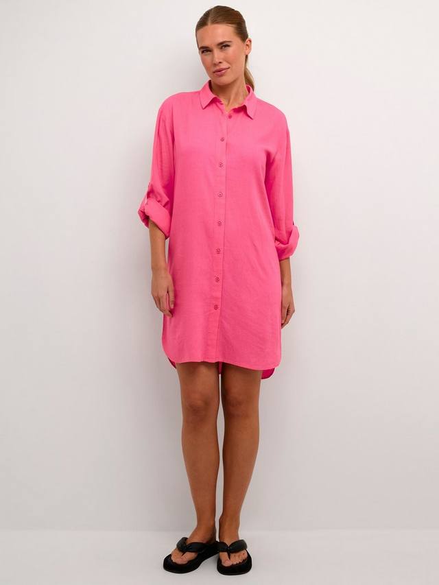 

Платье-рубашка milia KAFFE, цвет Hot Pink