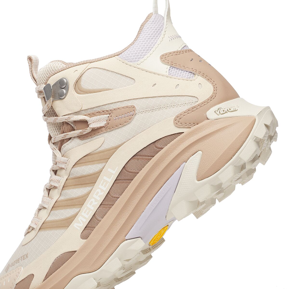 Ботинки для походов женские Merrell Moab Speed 2 Mid GTX комбинированные, бежевый — фото 4