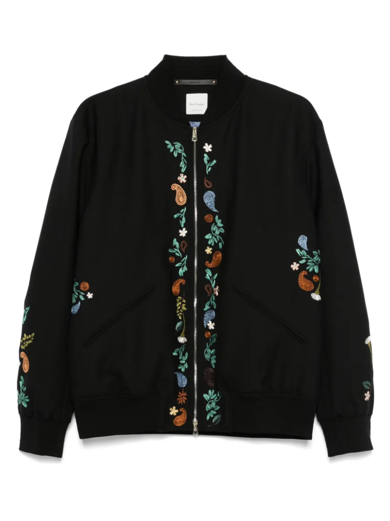 

Вышитая куртка-бомбер Paul Smith, черный