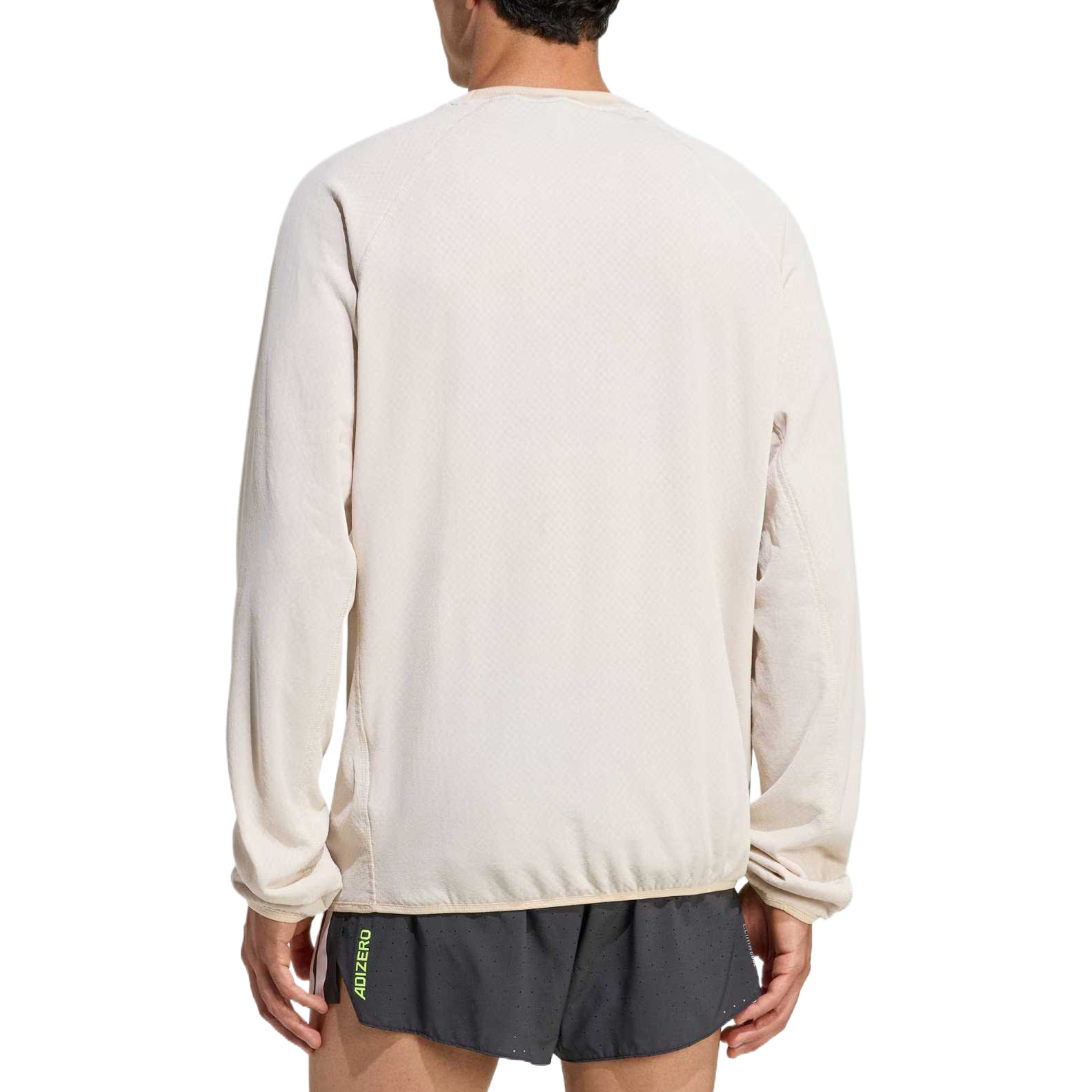 Adidas Свитшот мужской Linen Crystal Brown с круглым вырезом Moderate Regular — фото 2